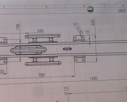 Meanwhile the new bowsprit is planned